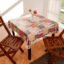 Kuber Industries Square Table Cover for 4 Seater|PVC Waterproof Square Pattern Tablecloth Indoor & Outdoor|48x48 Inch (Multicolor)