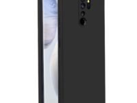 LIRAMARK Silicone Soft Back Cover Case for Redmi Note 8 Pro (Black)