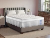 LOOM & NEEDLES 75x72x12 Inches King Size Mattress | Hybrid Latex Pocket Spring Mattress | Zero Gravity Partner Disturbance | 5 Zoned Euro Top 7 Layer Medium Firm Memory Gel Foam Eurotop Mattresses