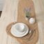 Live Beautiful ! Heat Resistant Dining Table Runner for Dining Table for Party, Modern Dining Room (Natural Jute, 14"X54" inch Oval)