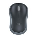 Logitech M186 Wireless Mouse, 2.4GHz with USB Mini Receiver, 3 Years Battery Life, 1000 DPI Optical Tracking, Ambidextrous, Compatible with PC, Mac, Laptop