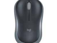 Logitech M186 Wireless Mouse, 2.4GHz with USB Mini Receiver, 3 Years Battery Life, 1000 DPI Optical Tracking, Ambidextrous, Compatible with PC, Mac, Laptop