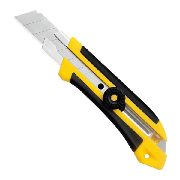 MANUFORE 25mm Utility Knife Heavy Duty Retractable Snap-off Knife with SK5 Steel Ultra Sharp Blade