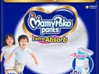 Mamypoko pants Extra Absorb| Pant Style Baby Diapers (XXXL), 18 Count, 18-35kg||Deep Sleep Diapers| Soft gentle fit |Deep Absorbent Crisscross | skin friendly with coconut oil
