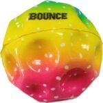 Moon Ball Bouncer Bouncing Crazy Ball Rubber Original for Kids, Multicolor, 8 cm Diameter (Moon Shape, 1)