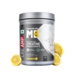 MuscleBlaze Micronised Creatine Monohydrate CreAMP Powder, Citrus Blast (80 Servings, 320g) | Trustified Certified Creatine