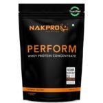 NAKPRO NUTRITION Perform Whey Protein Concentrate | 1kg DoubleRich-Chocolate | 24g Protein, Trustified Certified