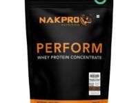 NAKPRO NUTRITION Perform Whey Protein Concentrate | 1kg DoubleRich-Chocolate | 24g Protein, Trustified Certified