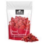 NATURE YARD Dried Strawberries - 150gm - Naturally Dehydrated Candied Strawberry dry fruit
