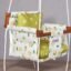 NEW COMERS® Cotton Swing for Kids, Jhula for Baby, Baby Swing Hanging Indoor Outdoor, Baby Garden Swing with Safety Belt & 2 Pillows (6 Months to 4 Years) (Up to 20 kg)-Yellow (TC 150/300) 908