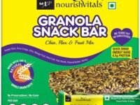 Nourish Vitals Granola Snack Bar - 250g (Chia, Flax Fruit Mix)
