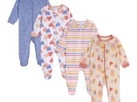 ONESIES Brand Baby Boys 4-Pack 'N Play Footies and Toddler Sleepers