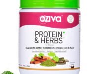 OZiva Protein & Herbs for Women, Chocolate, 16 Servings, 0g added Sugar