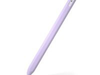 Oboe Silicone Cover Pencil Case Sleeve Compatible with Apple Pencil (USB-C) for iPad Pro 11/12.9 inch Skin (B-Lavender Purple) [Stylus Pencil is NOT Included]
