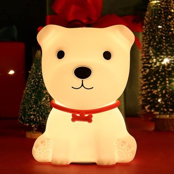 One94Store Rechargeable Puppy Dog Night Light for Kids |Color-Changing LED Silicone Lamp for Baby, Toddler & Pet Lovers |Cute Nursery & Bedside Decor | Ideal Gift for Boys, Girls & Adults, Multicolour