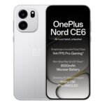 OnePlus Nord CE6 | 8GB+256GB | Lunar Pearl | Snapdragon 7s Gen 4 | Segment's Fastest Touch Response | 8000mAh Battery | 144Hz 1.5K AMOLED Display | 50MP Main + 32MP Selfie 4K Cameras | IP66,68,69,69K