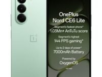 OnePlus Nord CE6 Lite | 6GB+128GB | Vivid Mint | Segment's Fastest Dimensity 7400 Apex Processor | 7000mAh Battery | Segment's Highest 144Hz Refresh Rate | 50MP Main Camera, 4K Video Recording