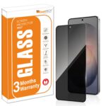 OpenTech® Military-Grade Gorilla Tempered Glass for Samsung Galaxy S26 Privacy with Fingerprint Unlock, Edge to Edge Coverage - Case Friendly, Anti-scratch and Bubble free installation kit