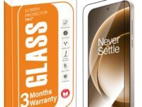 OpenTech® Military-Grade Tempered Glass Screen Protector Compatible for Oneplus 15 with Edge to Edge Coverage and Easy Installation kit