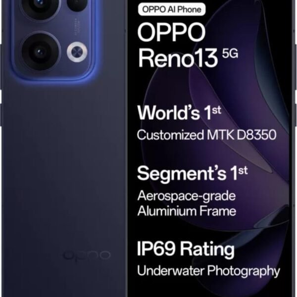 Oppo Reno13 (Luminous Blue, 8GB + 128GB)-Without Offer
