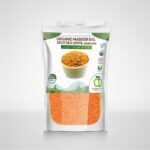 Organic Delight Masoor Dal/Natural Split Red Lentil, Rich in Protein & Vitamins, Minerals, Lal Masur Daal, USDA Certified High Fiber No Cholesterol (500g)