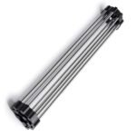 Over Sink Dish Drying Rack 21 inches x 16 inches, 304 Stainless Steel Large Sink Rack Dish Drainers Rack, Foldable, Rollable and Easy to Store, Black