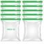PACK-10 Zip Lock Bags For Food Storage - Reusable Zip Lock Pouch - Durable And Leakproof Ziplock Bags For Food Organization - Bpa Free, Eco-friendly, Zip 'n' Lock Bag With Slider- Ur-824