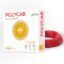Polycab Suprema 1 sqmm Electron beam technology housewire|105C heat withstand capacity| No melt-No drip PVC insulation| 60 years product life|85% higher current carrying capacity|90M coil【Red】