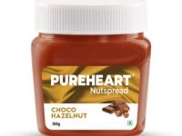 Pureheart Nut Spread Choco Hazelnut (100 gm) Delicious, Smooth & Creamy Snack, Nutty Chocolate Hazelnut Spread for Breakfast
