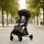 R for Rabbit Street Smart Auto Fold Stylish Newborn Baby Stroller| Aluminum Frame Pram with One Click Fold |Travel Friendly Cabin Trolley Stroller for 0-3 Years ||(Pure Black)