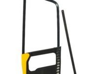 STANLEY 0-15-218 150mm/6'' Junior Hacksaw with 1 Free Blade,Ideal for Home, Camping & Outdoor Activity, Yellow & Black