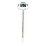 SYGA Digital BBQ Food Thermometer Instant Read Meat Candy Cooking Food Thermometer 180 Degree Rotatable Large Screen Long Probe for Kitchen Grill Meat Milk Yogurt Temperature - White