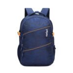 Safari Omega Plus 30L Casual Laptop Backpack, 2 compartments, Raincover, Organizer, Full body print, Bottle holder, Front pockets Color- Blue