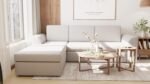 Sekar Lifestyle Lounge Series Rhs Fabric Sofa Set For Living Room (Grey, 4-Person Sofa)