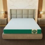 SleepyHug AirCell Ortho Dual Comfort Plus 4 Inch Mattress |Reversible Hard & Soft | 2 Side |7 Years Warranty | Back Pain Relief| Orthopedic | Double Bed Size White & Teal (LxWxH -75x48x4 Inch)