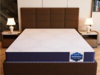 SleepyHug AirCell Ortho Luxe Plus 5 inch Orthopedic Mattress CoolFlow Memory Foam Mattress with Honeycomb Grid, Perfect for Queen size Bed for Back Pain Relief Firm yet Soft, Removable Cover (72x60x5)