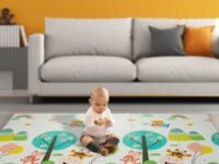 StarAndDaisy Baby Mats for Floor/Play Mat for Babies, Infants & Toddlers with Double Sided Water Proof/Baby Play Mat for Kids Reversible & Foldable Design