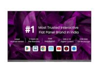 Study'n'Learn 65 Inch EDLA AI 8GB 128GB Interactive Flat Panel Android 14.0, 4K UHD Multitouch Screen Display Best for Teaching and Official Use with K-12 Digital Content
