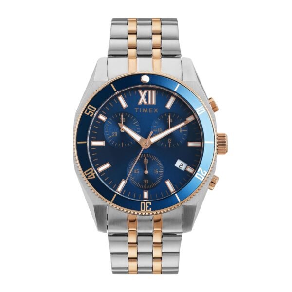 TIMEX Analog Watch for Men Available in Green, Blue Dial & Multicolor Stainless Steel Bracelet Band - Water Resistant Wrist Watches