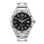 TIMEX Analog Watch for Men Available in Multicolor Dial & Silver Stainless Steel Bracelet Band - Water Resistant Wrist Watches