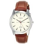 TIMEX Classics Analog Watch for Men with Round Dial & Water Resistant Man's Wrist Watches