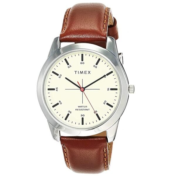 TIMEX Classics Analog Watch for Men with Round Dial & Water Resistant Man's Wrist Watches