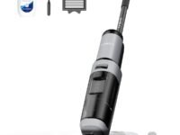 Tineco Floor ONE i5 Stretch Plus 2 Smart Cordless Wet & Dry Vacuum Cleaner & Mop for Hard Floors, 180° Flat Design, Clean Tough Stains & Pet Hair, Self-Cleaning Brush, 2 Yr Warranty
