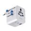 URBN 20W GaN Universal Adapter | Charge 4 Devices Simultaneously | 2500W Universal Socket | Dual USB-C + USB-A | Smart Travel Multi Plug | Global Compatibility | 6-Layer Safety Protection