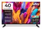 VW (Visio World.) 101 cm (40 inches) OptimaX Series Full HD Smart QLED Android TV VW40AQ1 (Black)