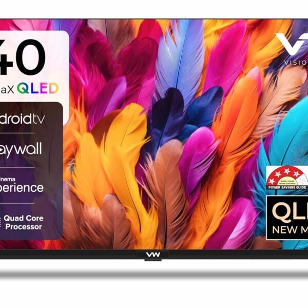 VW (Visio World.) 101 cm (40 inches) OptimaX Series Full HD Smart QLED Android TV VW40AQ1 (Black)