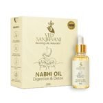 Ved Sanjeevani Digestion & Detox Nabhi Oil | Belly Button Oil with Ancient Herbal Formulation | Bloating Relief, Gas, Acidity & Gut Cleanse | Heals through 72,000 Nadi Navel Therapy | 30ml
