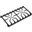 WB31X27151 Grate Replacement for GE Stove Parts Burner Grate Gas Range Parts Cast Iron Surface Burner Side Grate for General Electric Gas Cooktop Parts Stove Top Burner Wok Grate 1 Pack