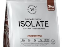 Wellbeing Nutrition Clean Whey Protein Isolate 2kg Dark Chocolate | 26g Protein, Clinically Proven Velositol for 2x Muscle Protein Synthesis, 4B CFU Probiotics, Digestive Enzymes, Bloat Free, Easy to Digest