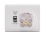 Wipro North West Wipro Northwest 3 Module Surface Mounted Power Unit With Single Pole Mcb & 16A Heavy Duty Plug Top| Suitable For Ac, Geyser, Ev Vehicle, Other Appliances (Pack Of 1, White)